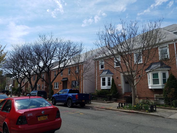 27th Street Between 21st Avenue and 20th Avenue, Astoria, Queens, April 14, 2020