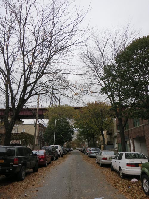 Looking North Up 28th Street From 23rd Avenue, Astoria, Queens, November 1, 2012