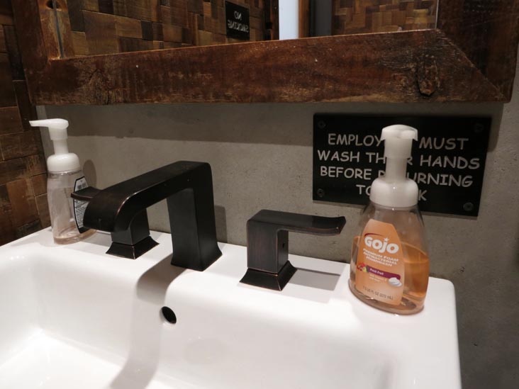 Employees Must Wash Hands, New York City Bagel and Coffee House, 29-08 23rd Avenue, Astoria, Queens, September 25, 2013