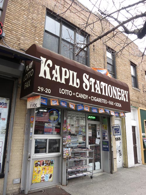 Kapil Stationery, 29-20 Ditmars Boulevard, Astoria, Queens, February 26, 2013