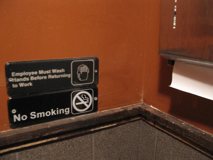 Employees Must Wash Hands, Sweet Afton, 30-09 34th Street, Astoria, Queens, April 8, 2011