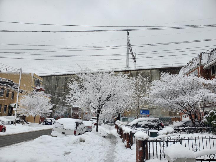 33rd Street Between Ditmars Boulevard and 23rd Avenue, Astoria, Queens, Feburary 7, 2021