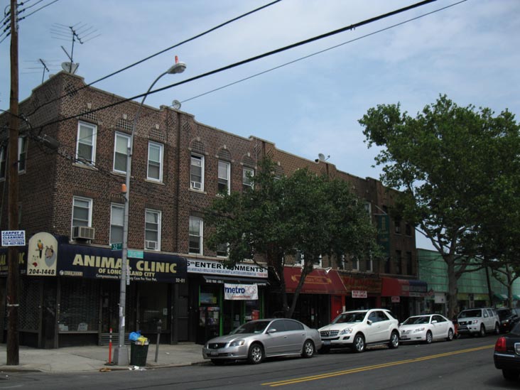 36th Avenue and 32nd Street, NE Corner, Astoria, Queens, June 13, 2010