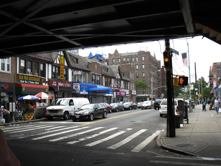 Looking West Down 36th Avenue From 31st Street, Astoria, Queens, June 13, 2010
