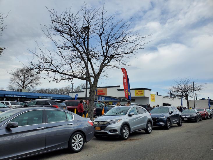 37th Street Plaza, Astoria, Queens, April 7, 2021