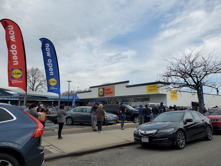 37th Street Plaza, Astoria, Queens, April 7, 2021