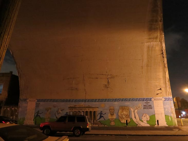 Ancient Greek Glory, West Side of 33rd Street Between 23rd Avenue and Ditmars Boulevard, Astoria, Queens, October 5, 2013