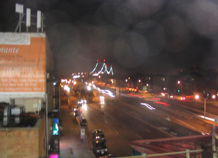 Triborough Bridge From Astoria Boulevard Station, Astoria, Queens, June 17, 2004