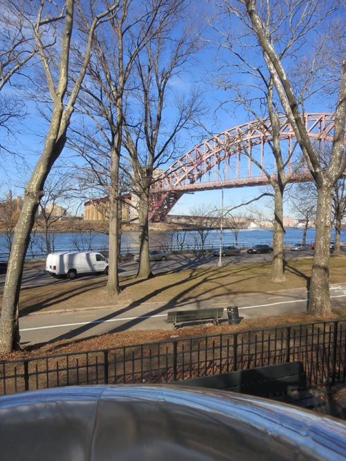 Hell Gate Bridge From Playground Slide, Astoria Park, Astoria, Queens, January 10, 2013