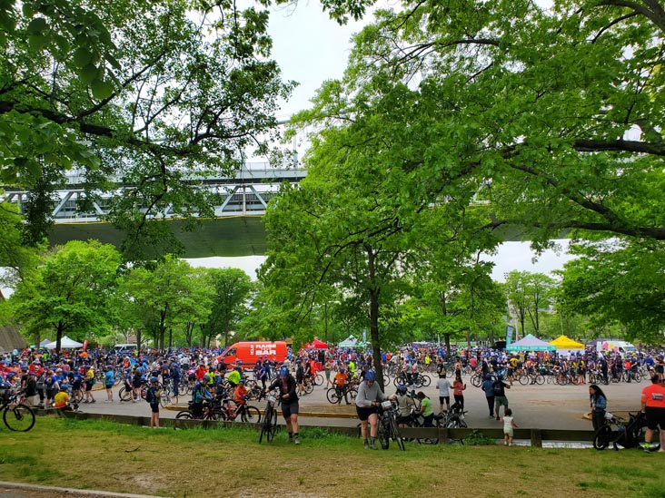 Five Boro Bike Tour, Astoria Park, Astoria, Queens, May 4, 2025