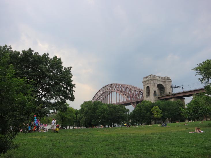 Hell Gate Bridge From Astoria Park Lawn, Astoria Park, Astoria, Queens, June 10, 2012
