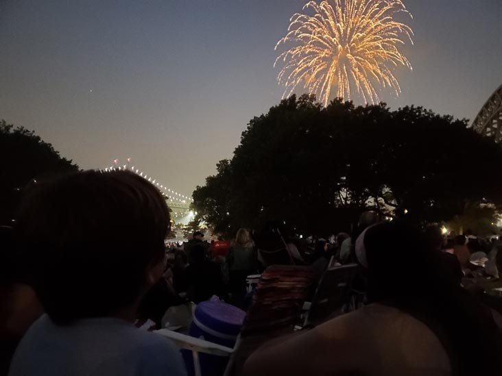 Fireworks, Astoria Park, Astoria, Queens, June 29, 2023