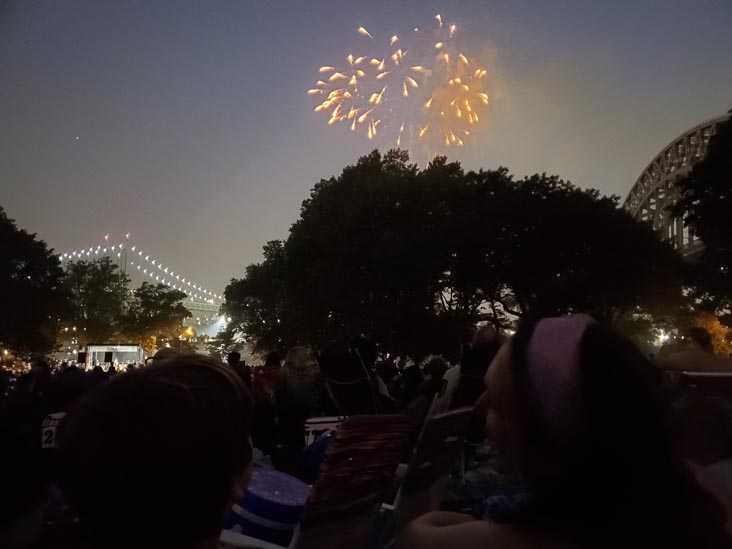 Fireworks, Astoria Park, Astoria, Queens, June 29, 2023