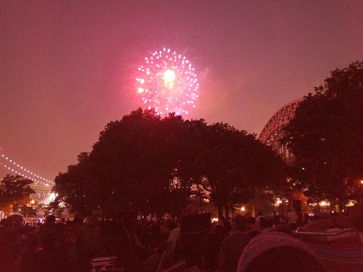 Fireworks, Astoria Park, Astoria, Queens, June 29, 2023