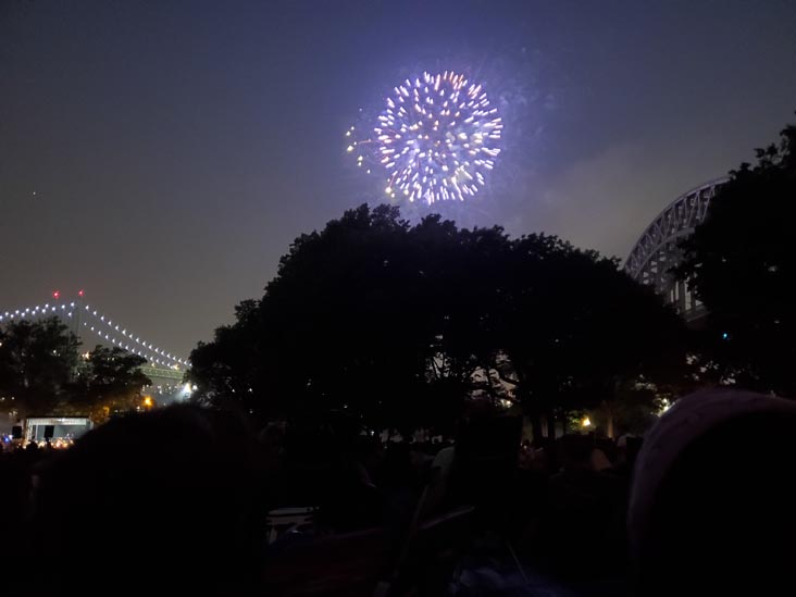 Fireworks, Astoria Park, Astoria, Queens, June 29, 2023