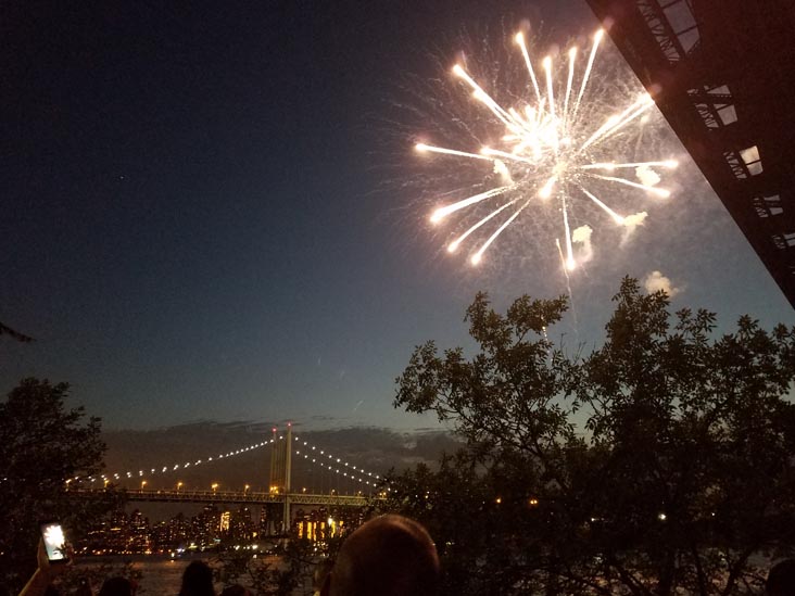 Fireworks, Astoria Park, Astoria, Queens, June 30, 2016