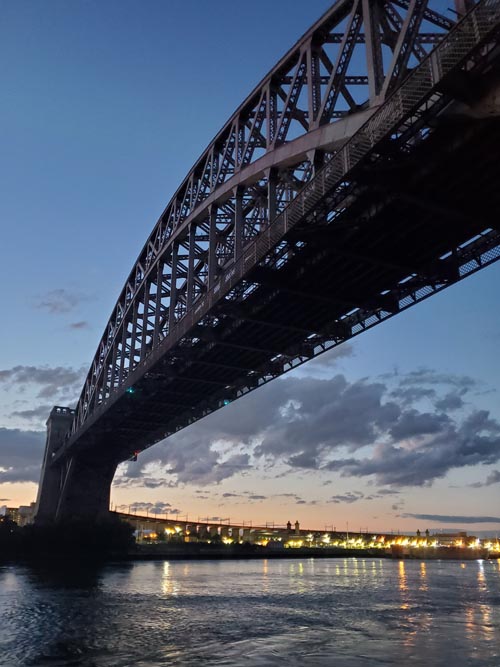 Hell Gate Bridge From Astoria Park, Astoria, Queens, August 26, 2025
