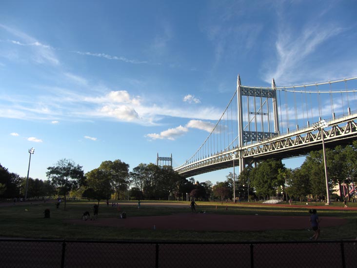 Astoria Park Track, Robert F. Kennedy Bridge, Astoria Park, Astoria, Queens, September 16, 2012