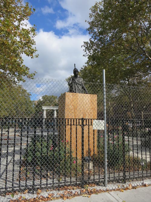 Athena Monument, Athens Square, Astoria, Queens, October 25, 2013