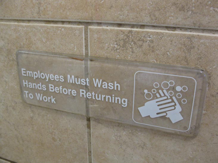 Employees Must Wash Hands, Bohemian Hall & Beer Garden, 29-19 24th Avenue, Astoria, Queens, June 26, 2011