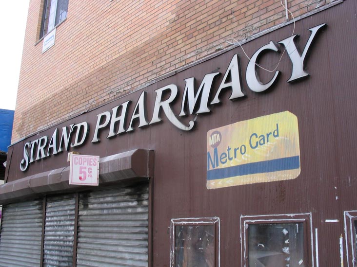 Strand Pharmacy, Broadway, Astoria, Queens, March 28, 2004