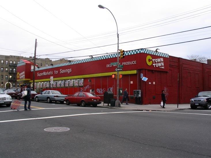 C-Town, Broadway and 29th Street, SE Corner, Astoria, Queens, March 28, 2004