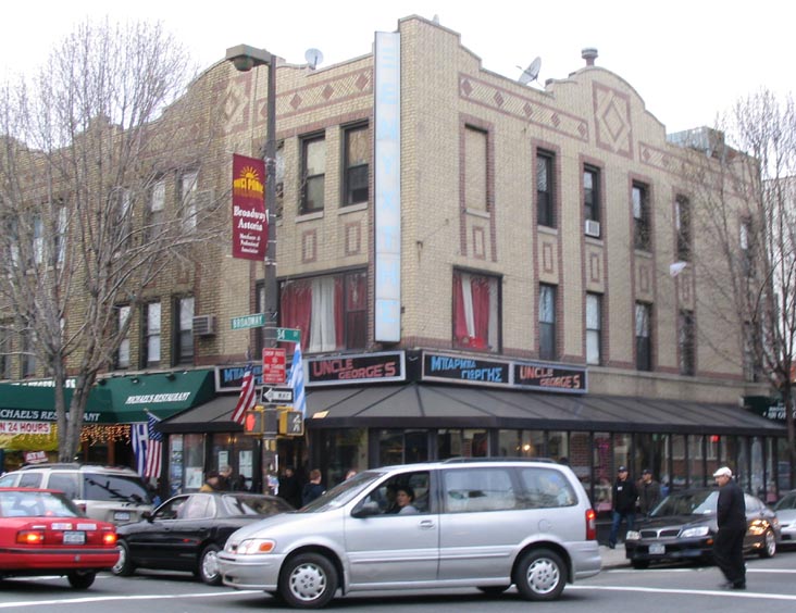 34th Street and Broadway, NW Corner, Astoria, Queens, March 28, 2004