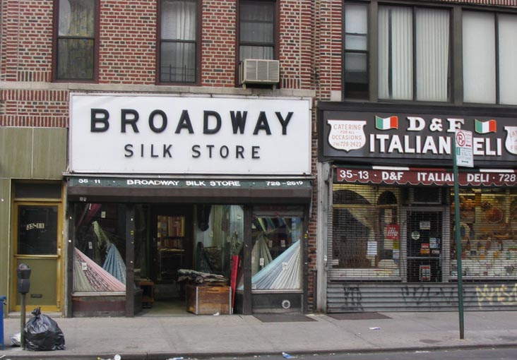Broadway Silk Store, 35-11 Broadway, Astoria, Queens, March 28, 2004