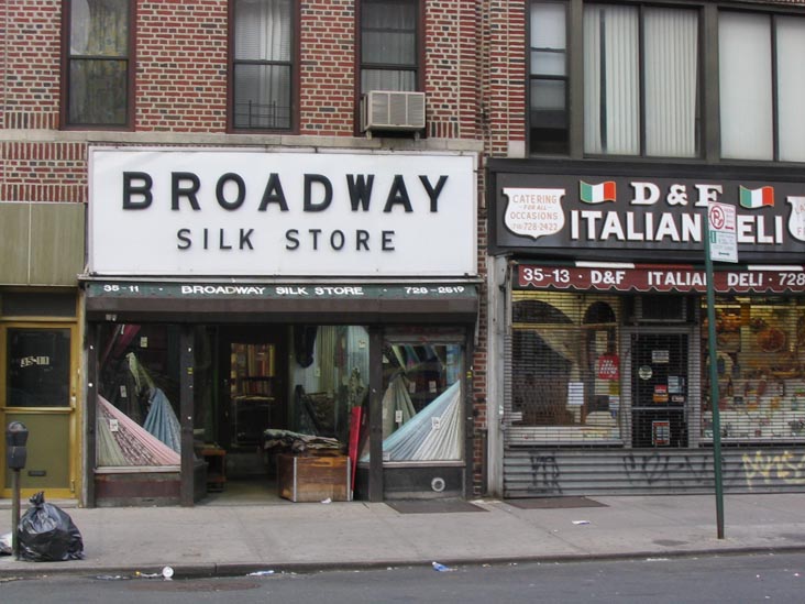Broadway Silk Store, 35-11 Broadway, Astoria, Queens, March 28, 2004