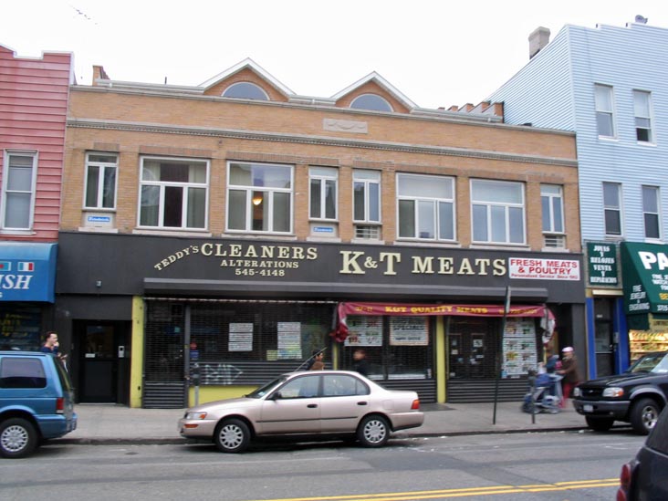 Teddy's Cleaners and K & T Meats, 37-09 Broadway, Astoria, Queens, March 28, 2004