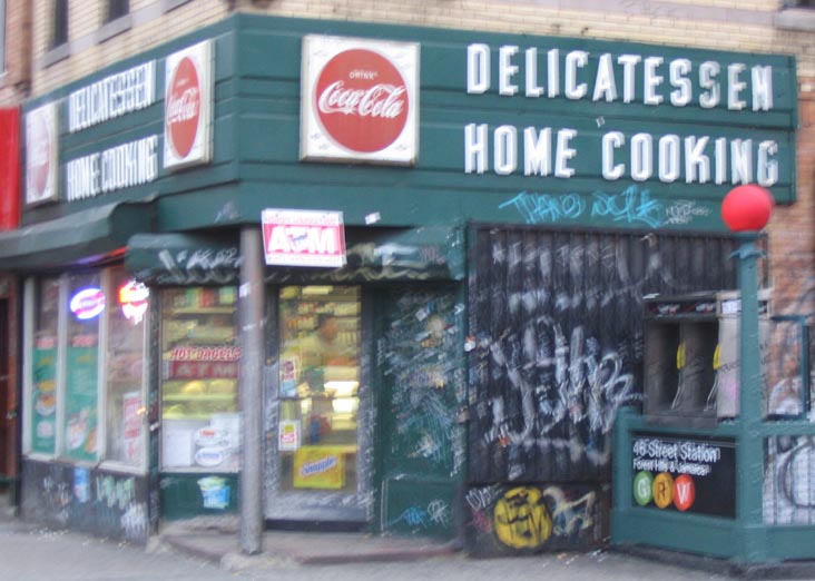 Delicatessen Home Cooking, 48th Street and Broadway, SE Corner, Astoria, Queens, March 28, 2004