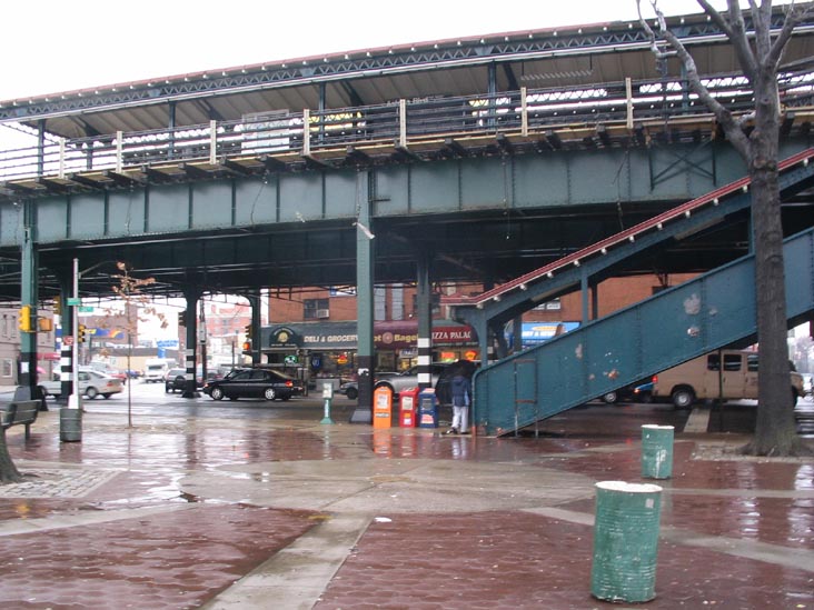 Astoria Boulevard Station, Columbus Square, Astoria, Queens, February 3, 2006