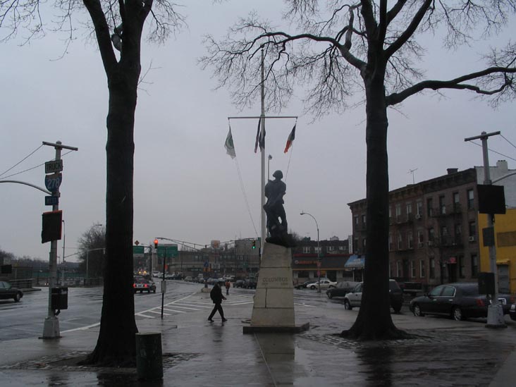 Columbus Square, Astoria, Queens, February 3, 2006