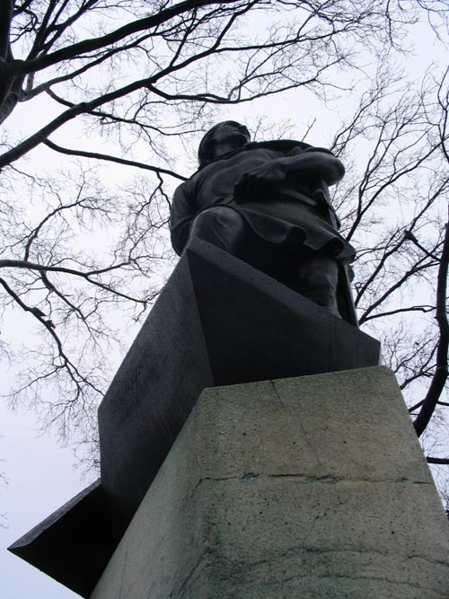 Columbus Statue, Columbus Square, Astoria, Queens, February 3, 2006