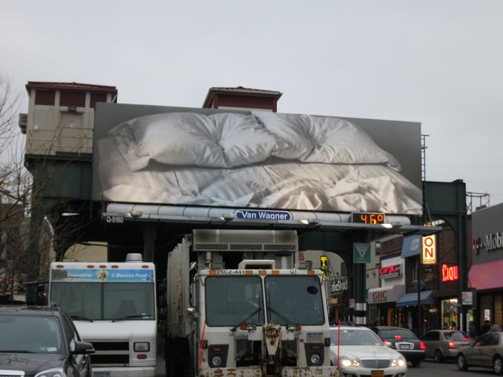 Ditmars Boulevard Subway Station Billboard, Astoria, Queens, March 15, 2012