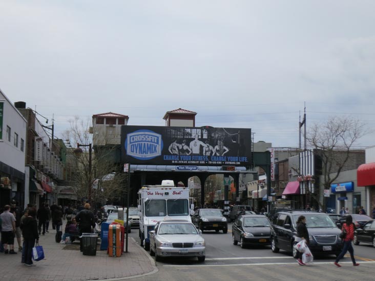 Ditmars Boulevard Subway Station Billboard, Astoria, Queens, March 24, 2012