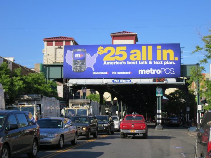 Ditmars Boulevard Subway Station Billboard, Astoria, Queens, May 11, 2012