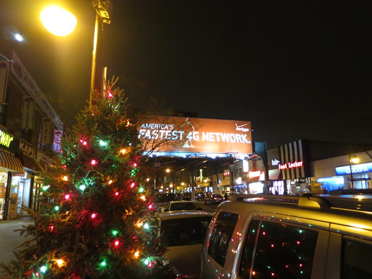 Ditmars Boulevard Subway Station Billboard, Astoria, Queens, December 15, 2012