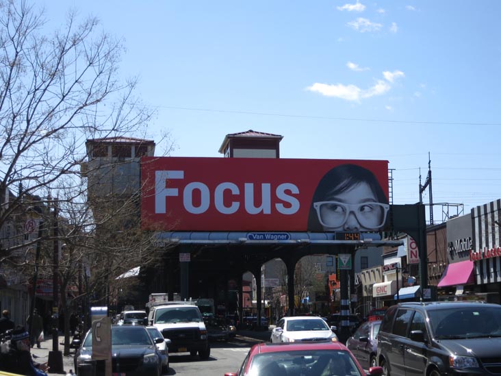 Ditmars Boulevard Subway Station Billboard, Astoria, Queens, April 3, 2013