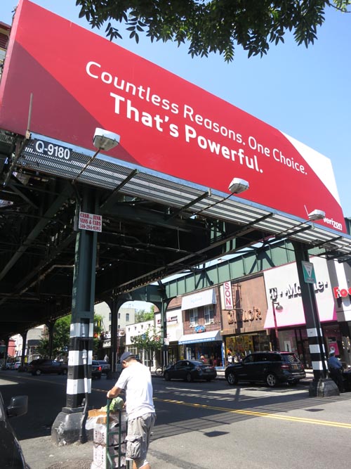 Ditmars Boulevard Subway Station Billboard, Astoria, Queens, June 20, 2013