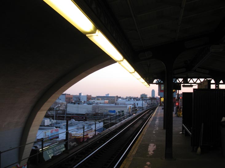 Ditmars Boulevard Subway Station Platform, Astoria, Queens, April 14, 2011