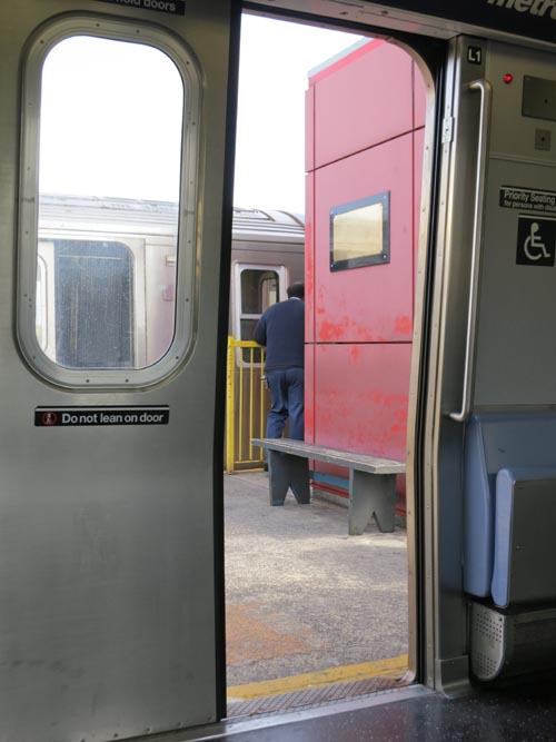 Ditmars Boulevard Subway Station Platform, Astoria, Queens, April 28, 2012