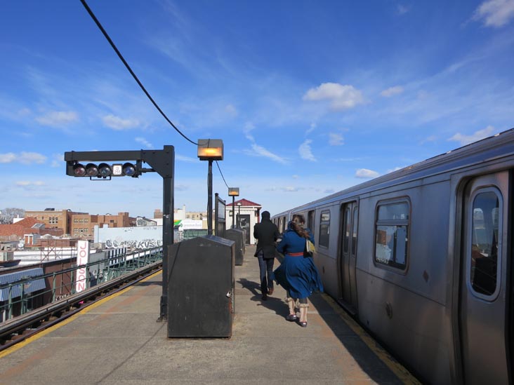 Ditmars Boulevard Subway Station Platform, Astoria, Queens, February 17, 2013