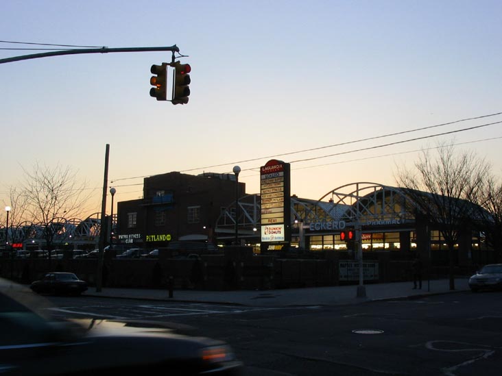 LaGuardia Center, 44th Street and Ditmars Boulevard, SW Corner, Astoria, Queens, March 23, 2004