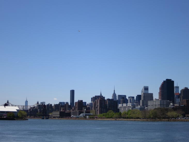 Manhattan Skyline From Hallets Cove Esplanade, Astoria, Queens, May 3, 2013