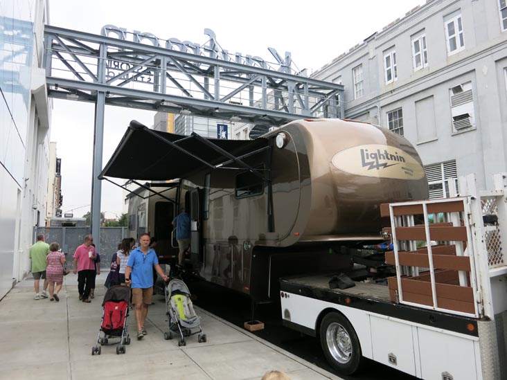 Star Trailer, New York On Location Street Fair, Kaufman Astoria Studios Backlot, 34-12 36th Street, Astoria, Queens, September 21, 2014