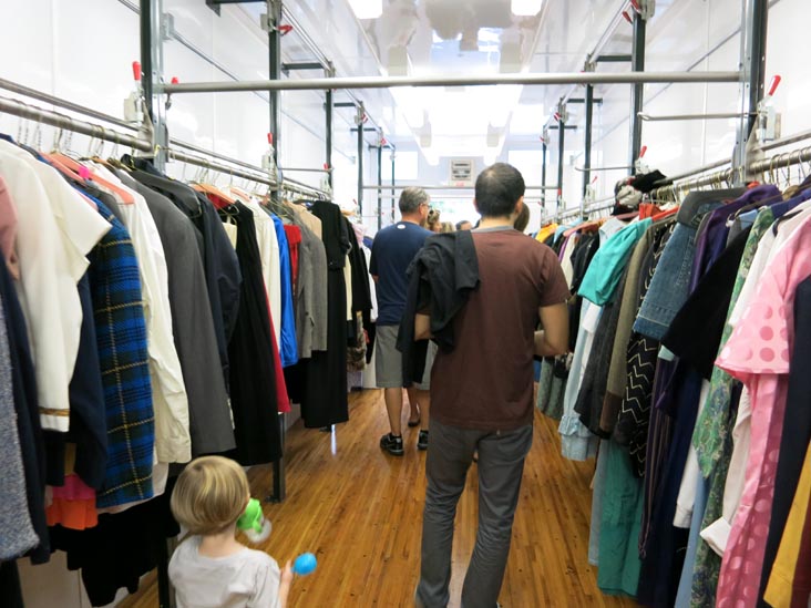 Wardrobe Truck, New York On Location Street Fair, Kaufman Astoria Studios Backlot, 34-12 36th Street, Astoria, Queens, September 21, 2014