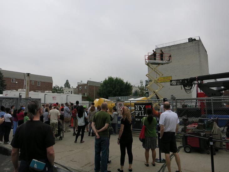 High Fall Demonstration, New York On Location Street Fair, Kaufman Astoria Studios Backlot, 34-12 36th Street, Astoria, Queens, September 21, 2014