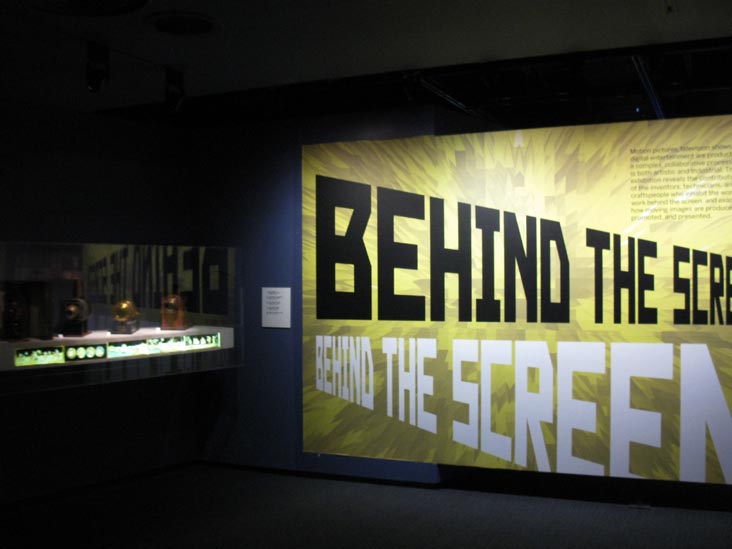 Behind the Screen Exhibit, Museum of the Moving Image, 36-01 35th Avenue, Astoria, Queens