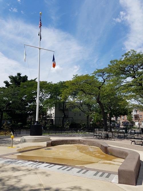 Paul Raimonda Playground, 20th Avenue Between 47th Street and 48th Street, Astoria, Queens, August 8, 2016